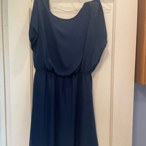 Lulu navy blue sales dress